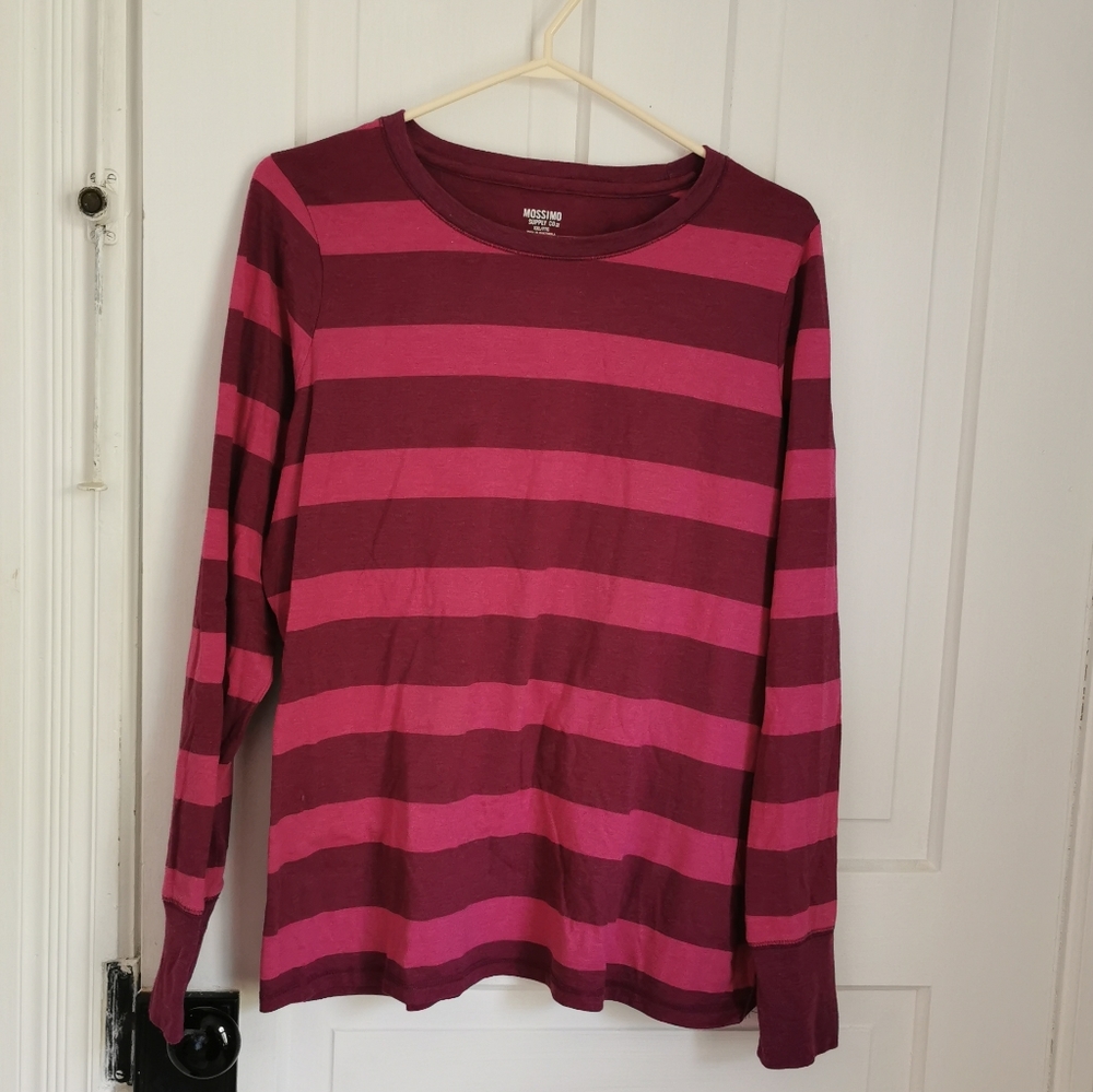 Mossimo XXL Long Sleeve Striped Shirt